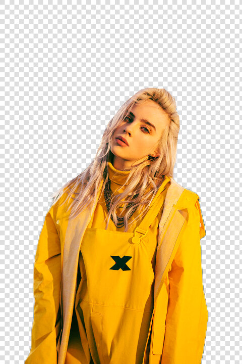 Billie Eilish Wearing Yellow  HD Png DownloadTransparent PNG