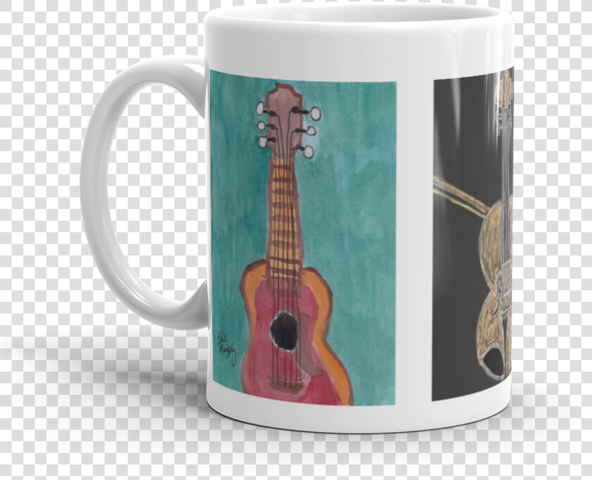 Image Of Guitar And Fiddle Coffee Mug   Coffee Cup  HD Png DownloadTransparent PNG