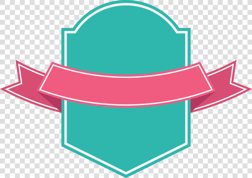 Green Badge With Down Arc Pink Ribbon Banner With Fold   Book And Tree Logo  HD Png DownloadTransparent PNG