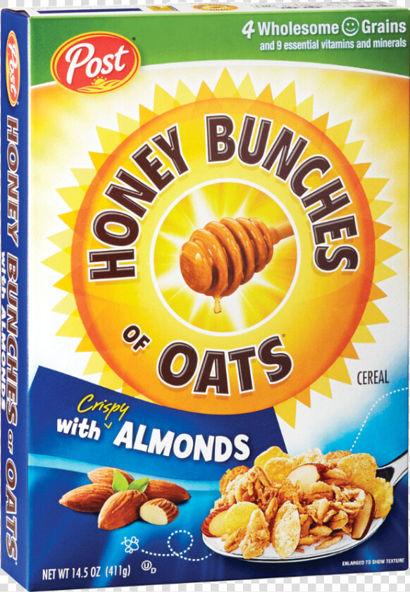 Post Cereal Png   Honey Bunches Of Almond Post Cereal  Transparent PngTransparent PNG