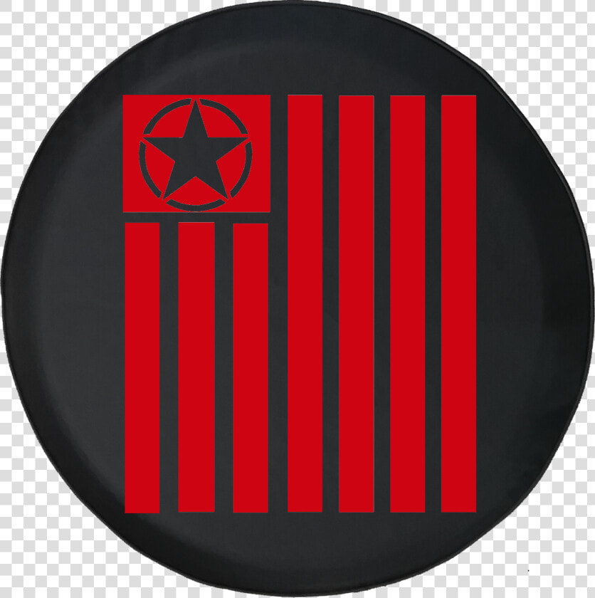 Jeep Wrangler Tire Cover With Tactical Military Star   Circle  HD Png DownloadTransparent PNG