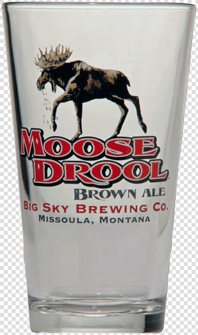 Big Sky Moose Drool Glass   Pint Glass  HD Png DownloadTransparent PNG