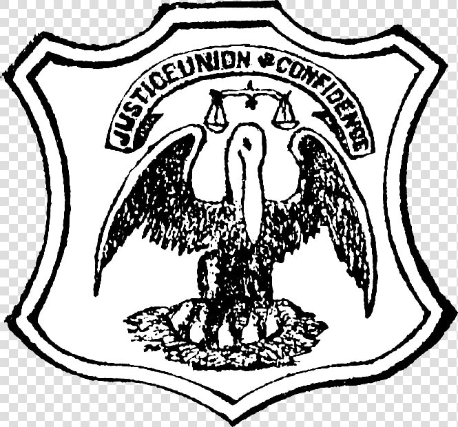 Seal Of Louisiana   Louisiana Civil War Pelican Clip Art  HD Png DownloadTransparent PNG