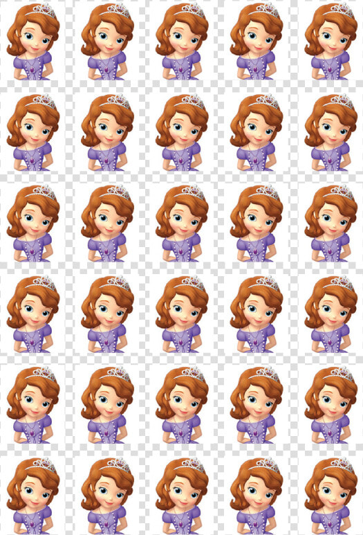 Princess Sofia Cupcake Toppers Printable  HD Png DownloadTransparent PNG