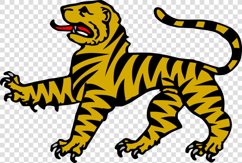 Tiger   Tiger Heraldry  HD Png DownloadTransparent PNG