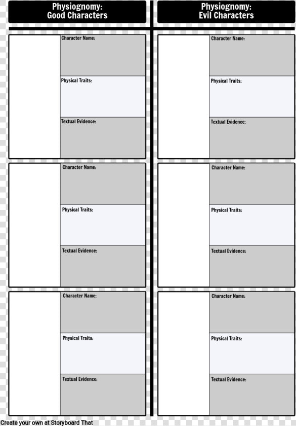 Comparison Chart For Foil Characters  HD Png DownloadTransparent PNG