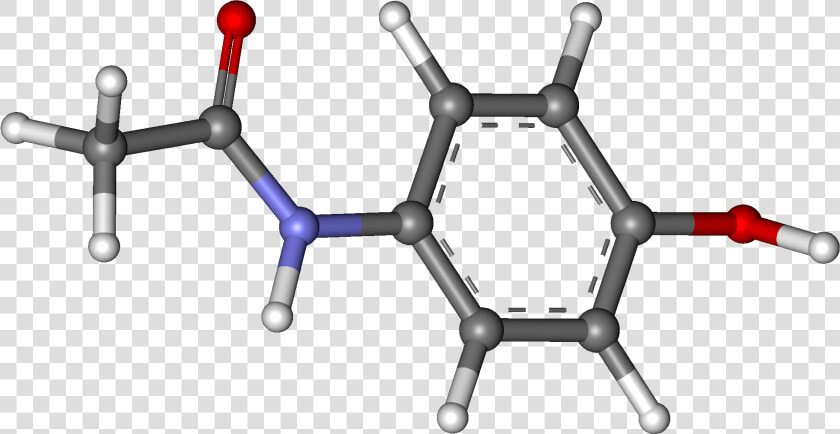 Acetaminophen Ball And Stick  HD Png DownloadTransparent PNG