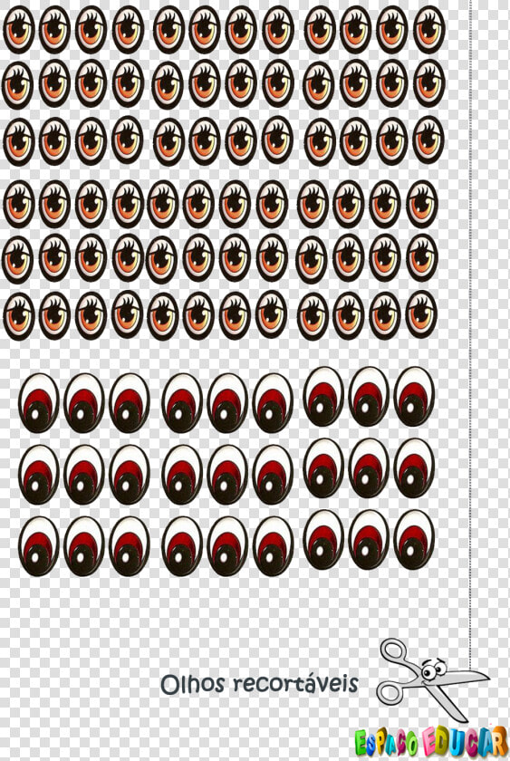 Olhos Para Biscuit Para Imprimir  HD Png DownloadTransparent PNG