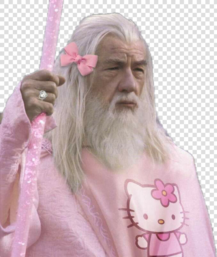 Gandalf Hello Kitty   Png Download   Gandalf Pink Hello Kitty  Transparent PngTransparent PNG