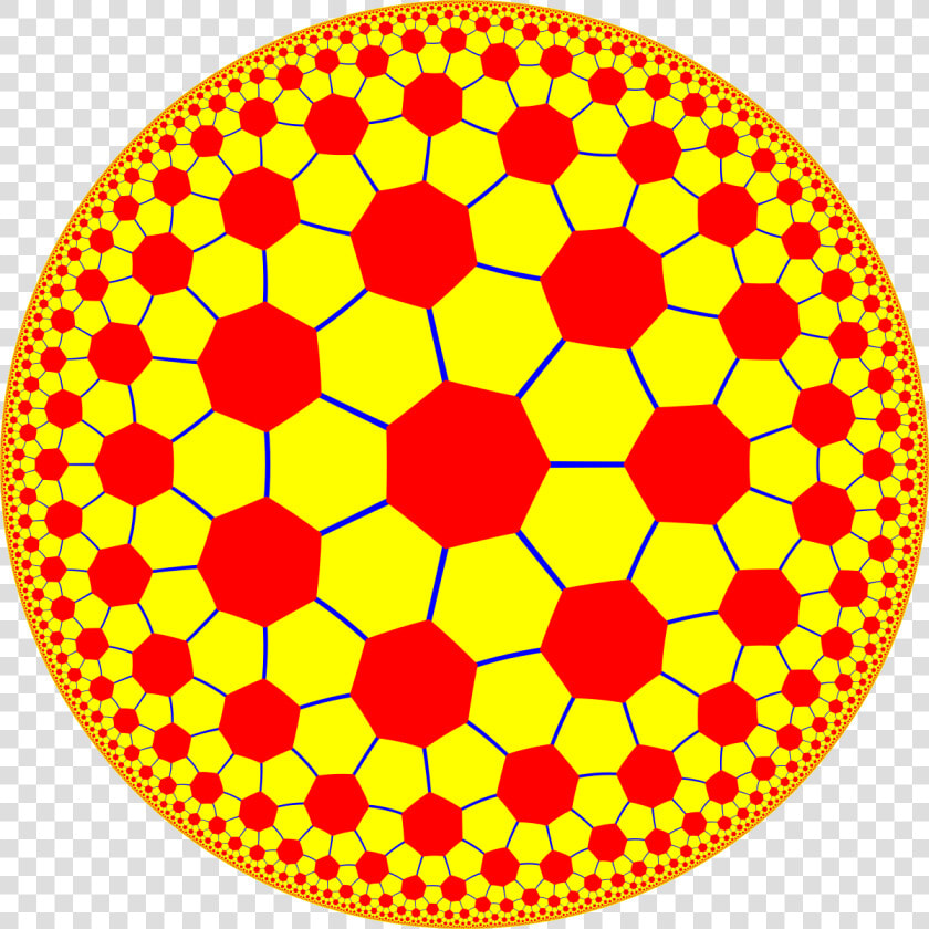 Truncated Order 7 Triangular Tiling  HD Png DownloadTransparent PNG