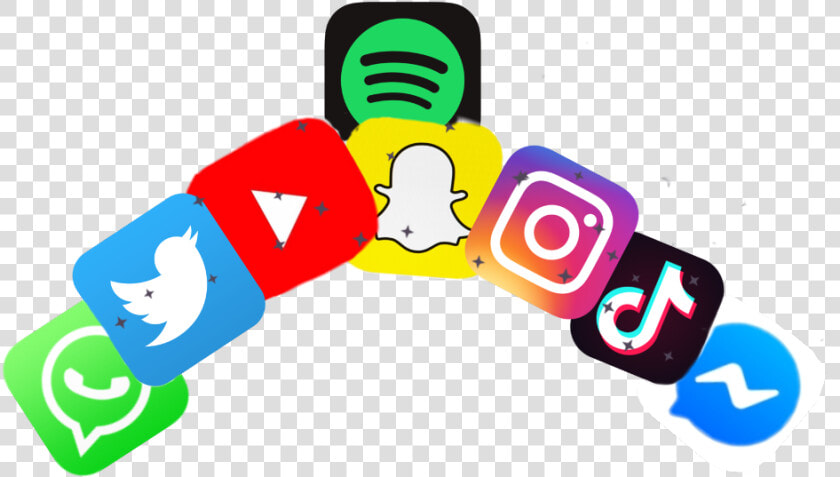  spotify And  twitter And  youtube And  snapchat And  HD Png DownloadTransparent PNG