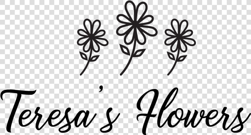 Teresa S Flowers   Calligraphy  HD Png DownloadTransparent PNG