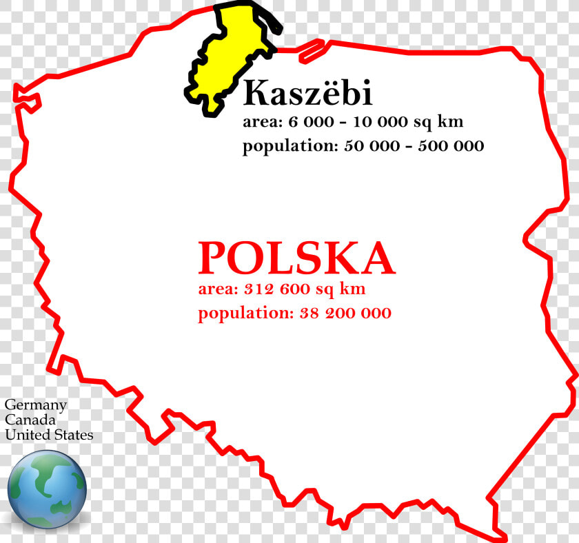 Kashubians In Poland With Polstats Big   Poland Kashubia  HD Png DownloadTransparent PNG