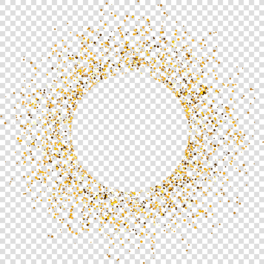 Gold Glitter Circle Png Page   Glitter Golden Circle Png  Transparent PngTransparent PNG