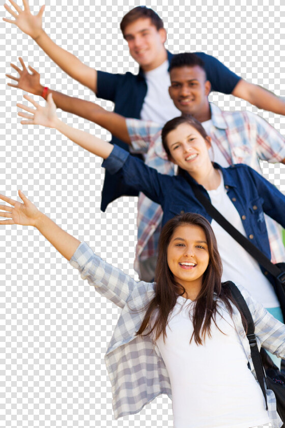 Diverse High School Friends  HD Png DownloadTransparent PNG