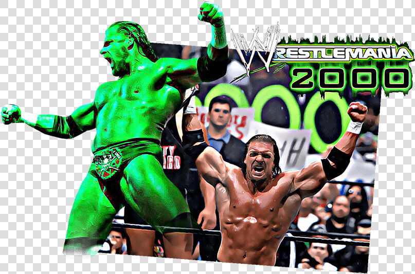 Mick Foley Triple H Wrestlemania   Professional Wrestling  HD Png DownloadTransparent PNG