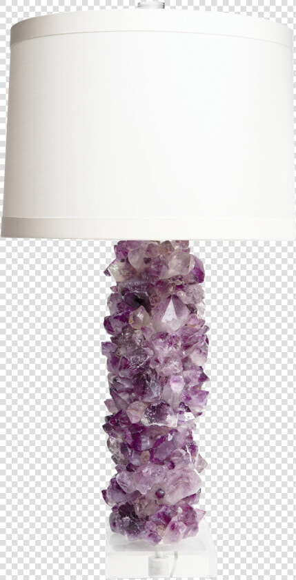 Times Two Design Amethyst Crystal Table Lamp Base Lr102   Amethyst Bedside Lamps  HD Png DownloadTransparent PNG