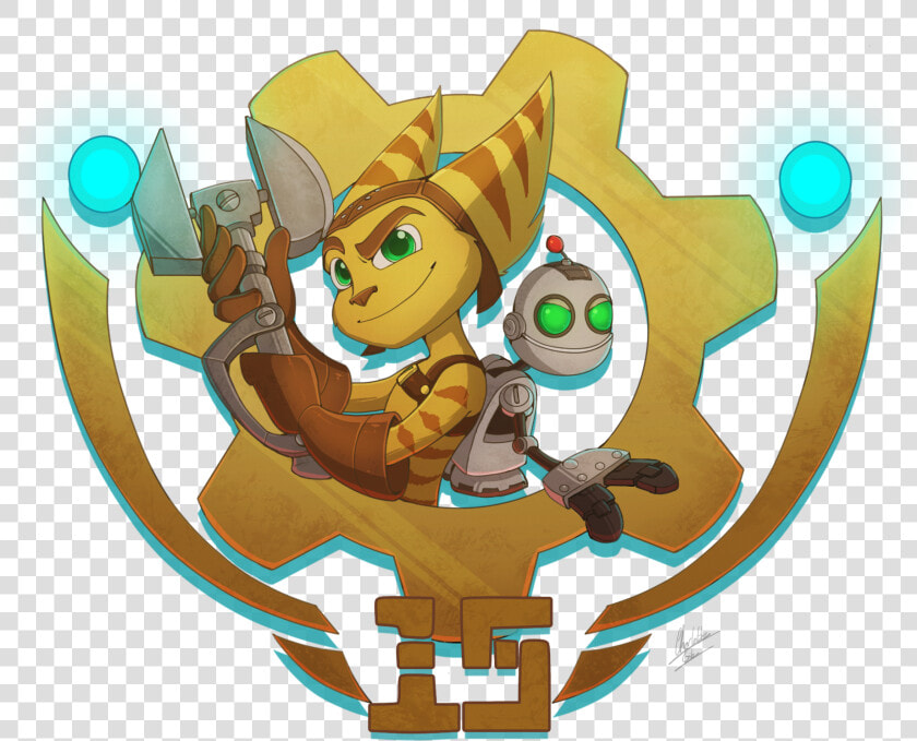 Ratchet And Clank Fan Art   Png Download   Ratchet Und Clank Art  Transparent PngTransparent PNG