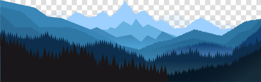 Euclidean Vector Angle Forest Night Free Frame Clipart   Background Mountain Vector Png  Transparent PngTransparent PNG