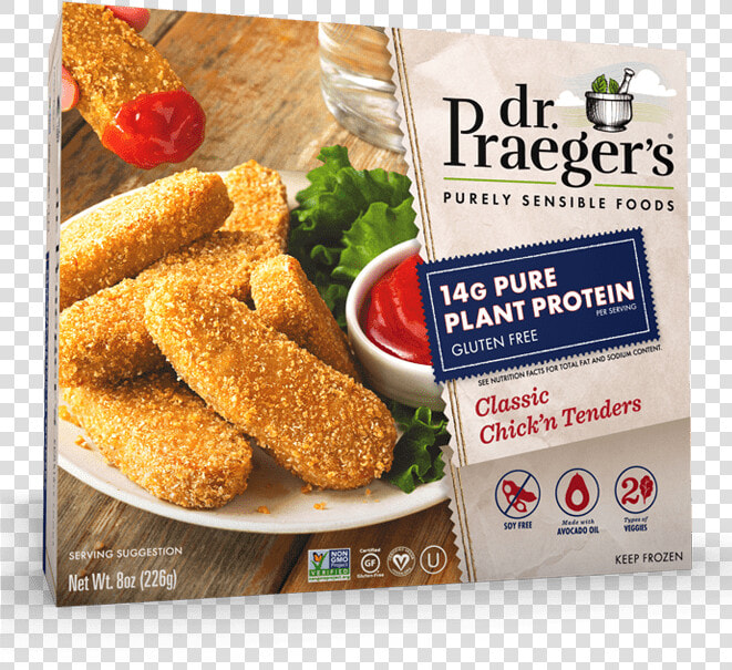 Praeger S Pure Plant Protein Classic Chick N Tenders   Dr Praeger  39 s Chicken Tenders  HD Png DownloadTransparent PNG