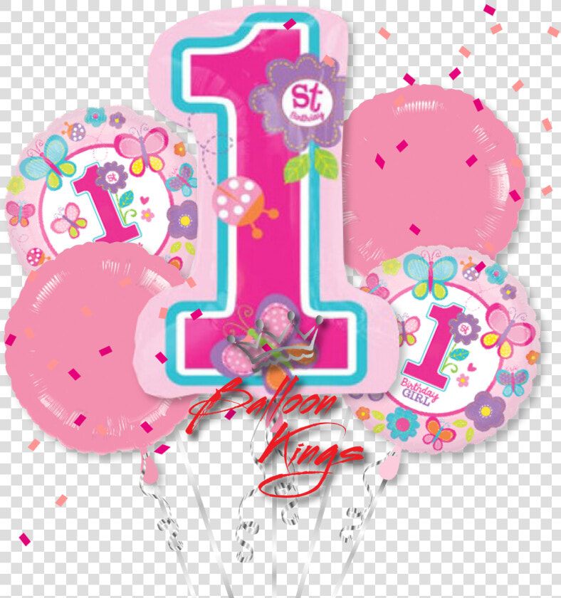 1st Birthday Sweet Girl Bouquet Balloon Kings   1st Birthday Images For Girl  HD Png DownloadTransparent PNG