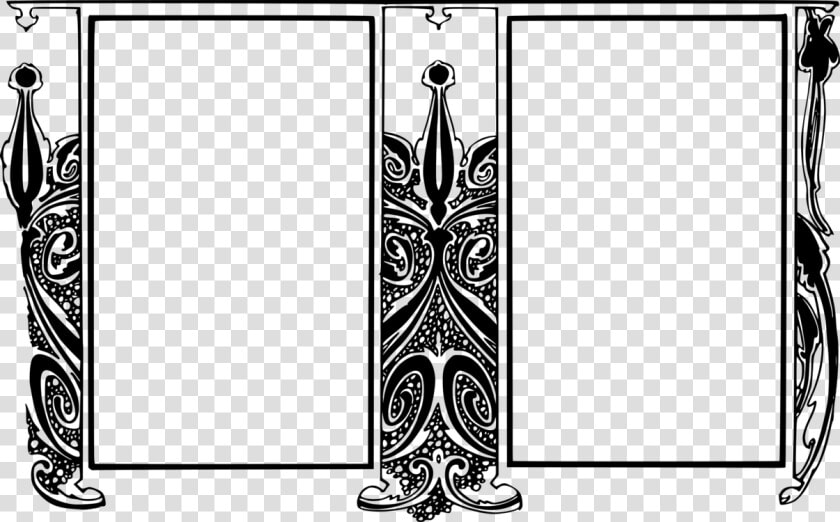 Picture Frames Decorative Arts Lawrence Frames Contemporary   Double Photo Frame Simple  HD Png DownloadTransparent PNG