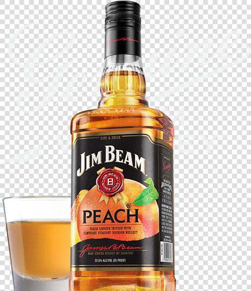 Jim Beam Peach Bourbon  HD Png DownloadTransparent PNG