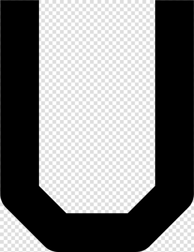 Capital Letter Icons   Big Letter U Clipart Black And White  HD Png DownloadTransparent PNG