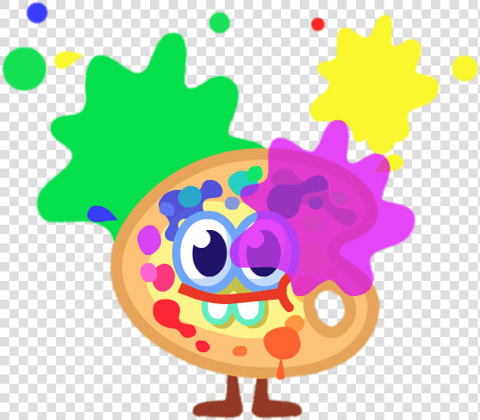 Splat The Abstract Artist With Paint Splatters   Moshi Monsters Arties  HD Png DownloadTransparent PNG