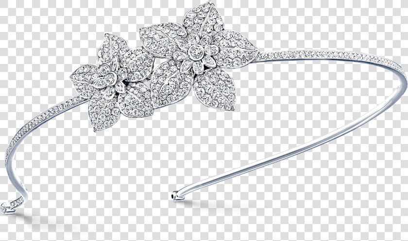 A Graff Bridal Diamond Hair Band Featuring Diamond   Diamond Hair Band  HD Png DownloadTransparent PNG