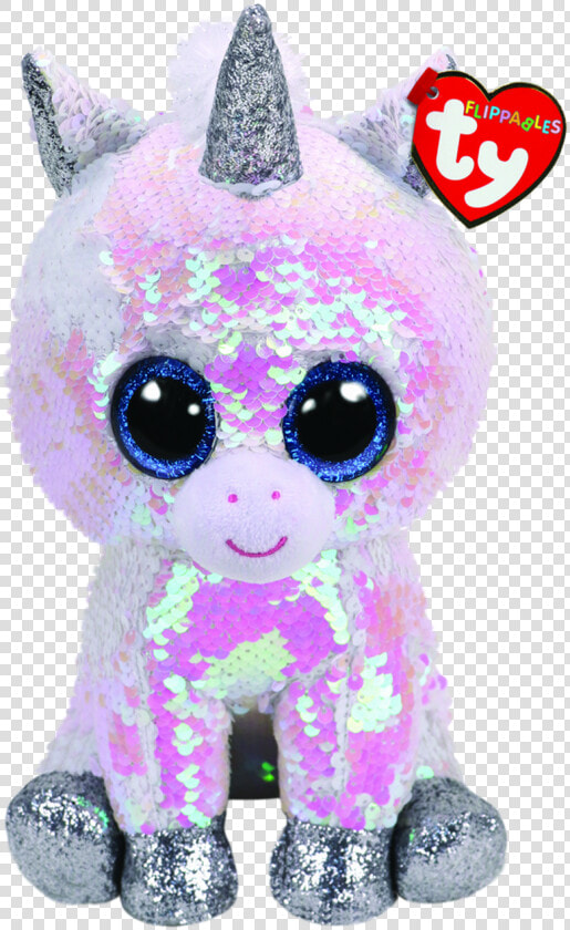 Ty Beanie Boo Flippables Diamond Unicorn Medium   Beanie Boos Sequin  HD Png DownloadTransparent PNG
