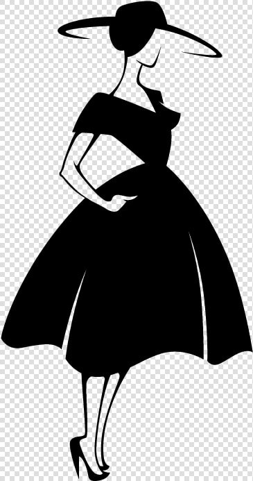 Fashion Model Silhouette   Silhouette Fashion Designer Logo  HD Png DownloadTransparent PNG