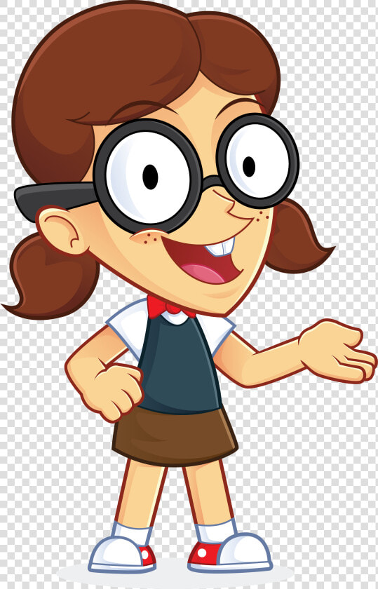 Nerd Cartoon Geek Clip Art   Nerd Clip Art  HD Png DownloadTransparent PNG