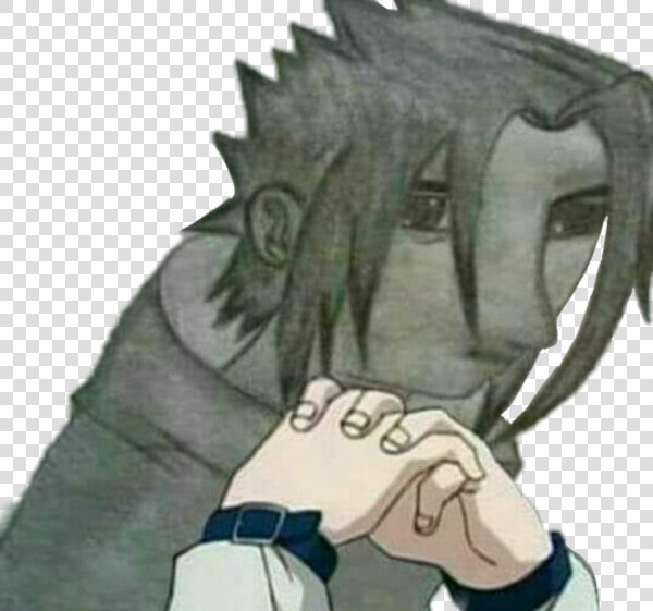 Sasuke Uchiha Anime Naruto Hand   Bad Sasuke Drawing Meme  HD Png DownloadTransparent PNG