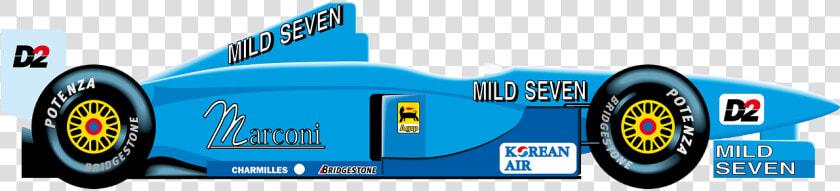Blue Race Car Clipart Clipartfest   Benetton F1 Png  Transparent PngTransparent PNG
