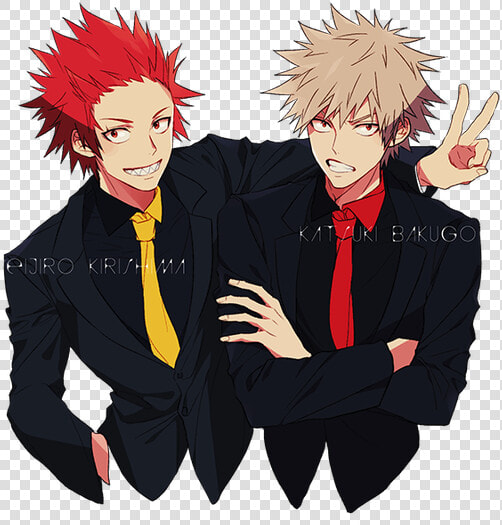My Hero Academia Kirishima And Bakugou  HD Png DownloadTransparent PNG