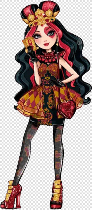 Monster High Heart Png   Ever After High Characters Lizzie Hearts  Transparent PngTransparent PNG