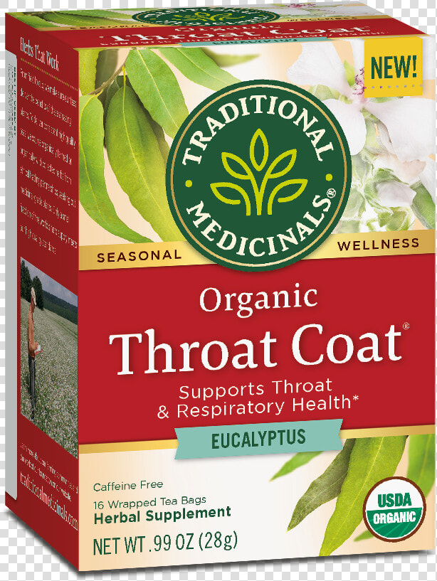 Traditional Medicinals Throat Coat  HD Png DownloadTransparent PNG