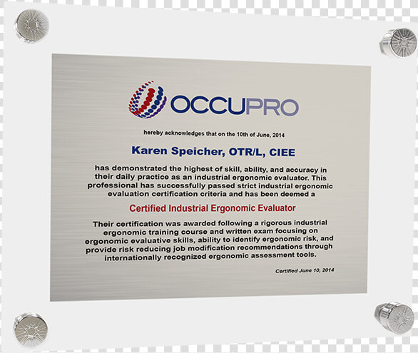 Industrial Ergonomic Evaluator Certification   Event  HD Png DownloadTransparent PNG