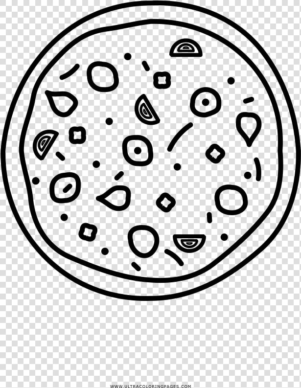 Pizza Página Para Colorear   Coloring Book  HD Png DownloadTransparent PNG