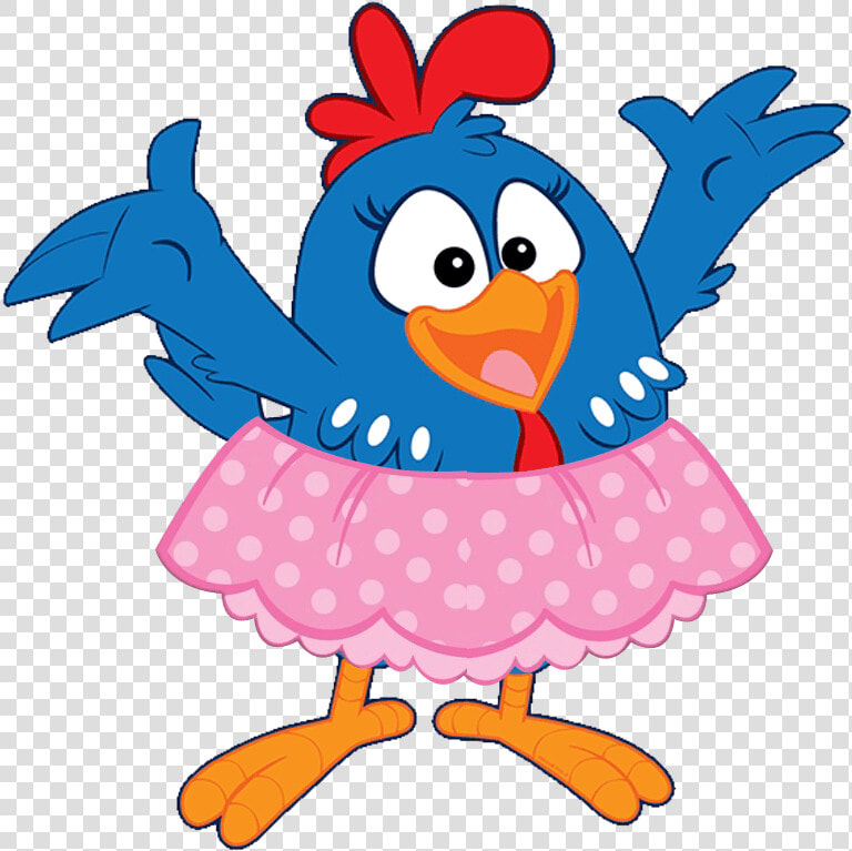 Transparent Personagens Galinha Pintadinha Png   Galinha Pintadinha De Saia  Png DownloadTransparent PNG