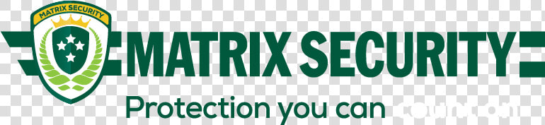 Protection You Can Count On   Matrix Security  HD Png DownloadTransparent PNG