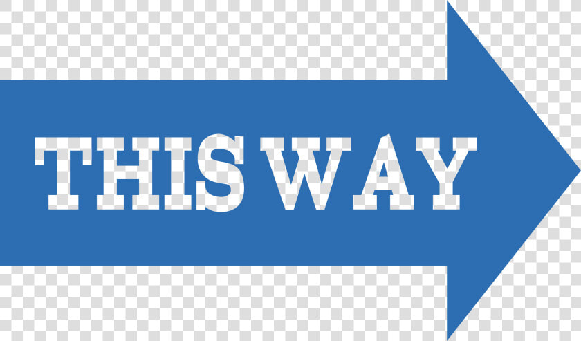 This Way Arrow Svg Cut File   Majorelle Blue  HD Png DownloadTransparent PNG