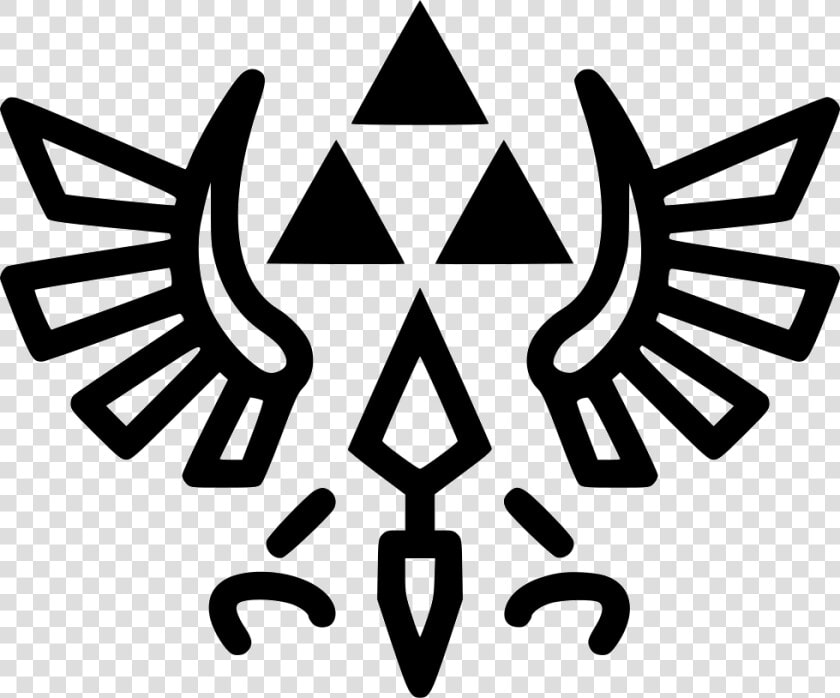 The Triforce   Video Game Symbol Art  HD Png DownloadTransparent PNG