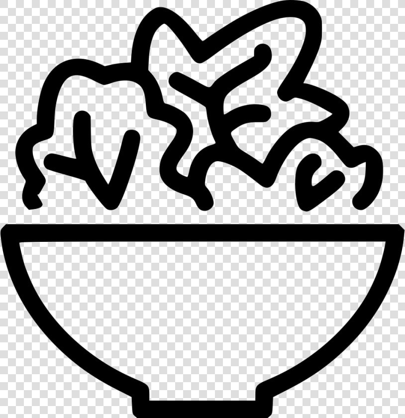 Salad Bowl   Salad Icon  HD Png DownloadTransparent PNG