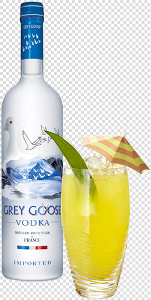 Grey Goose Une Journee Cocktail Shot With Bottle   Liquor  HD Png DownloadTransparent PNG