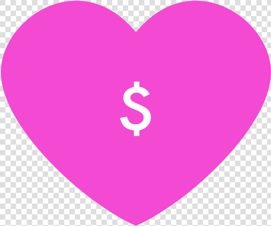 Homepage Icon Donate   Heart Shape Pink Color  HD Png DownloadTransparent PNG