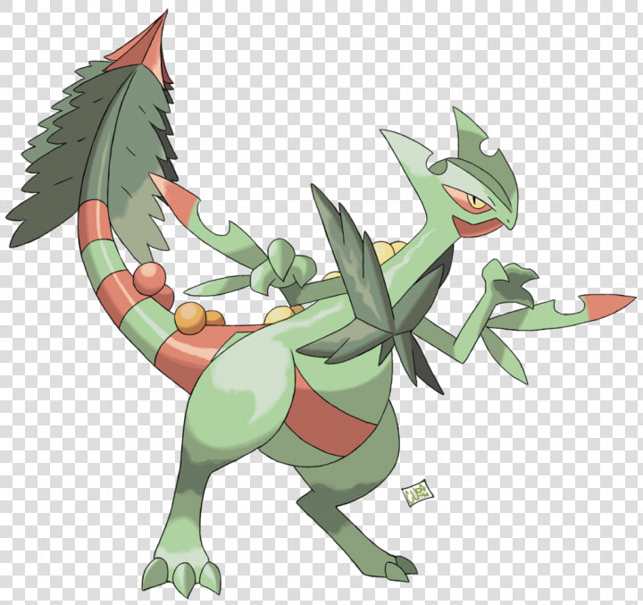 Sceptile E Mega Sceptile   Png Download   Pokemon Name Is Mega Sceptile  Transparent PngTransparent PNG