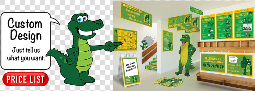 Pbis Posters Alligator Gator Mascot   Rams Pbis  HD Png DownloadTransparent PNG