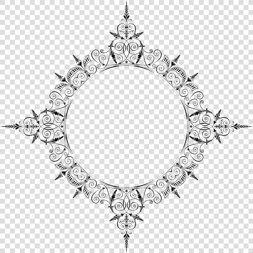 Vintage Lace Border Png   Elegant Border For Circle  Transparent PngTransparent PNG
